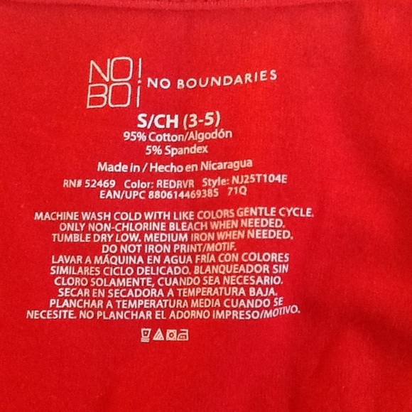 No Boundaries | Women's Top Red Size  S - Picture 4 of 4